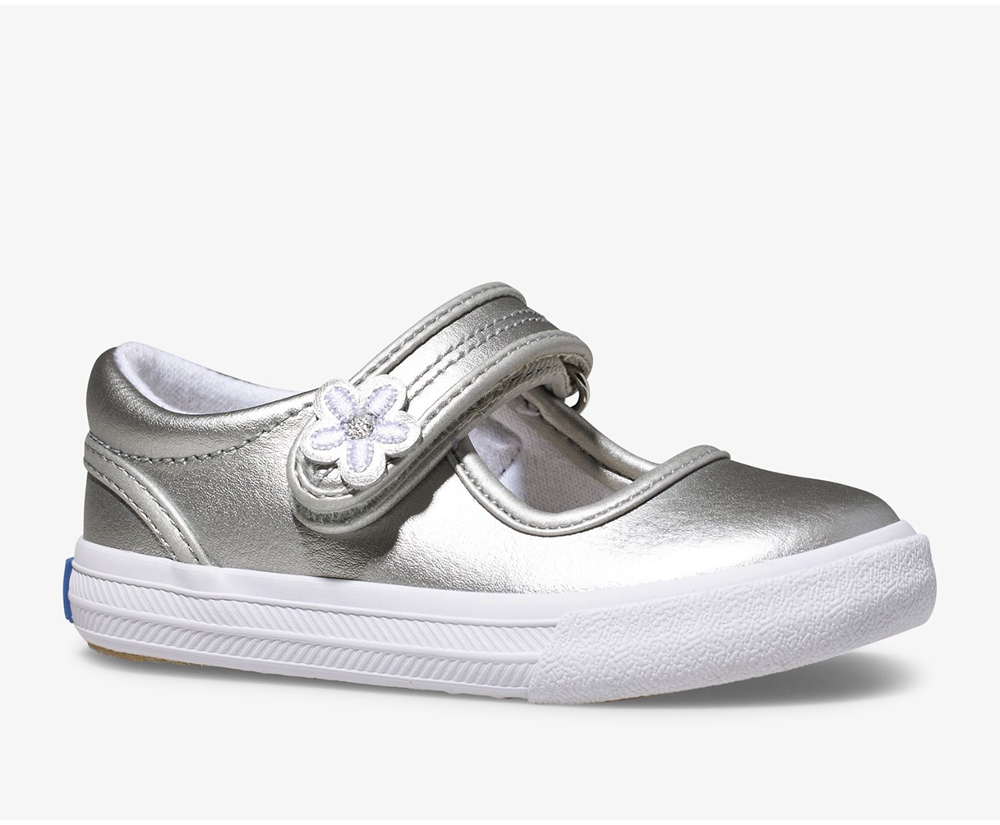 Slip On Παιδικα - Keds Ella Mary Jane - Ασημι - MKJEG7312